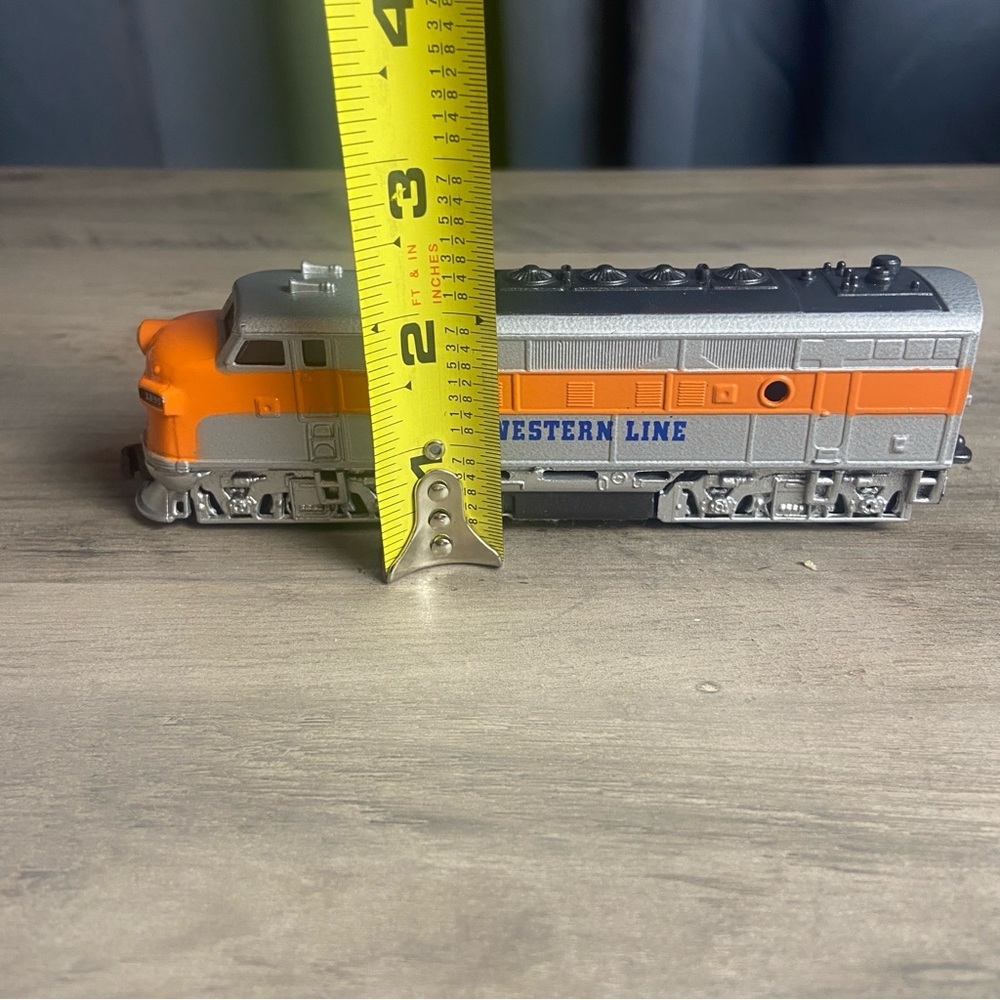 Western Line No. 1895 Pull‎ Back Die Cast 7" Train Engine - Picture 9 of 10